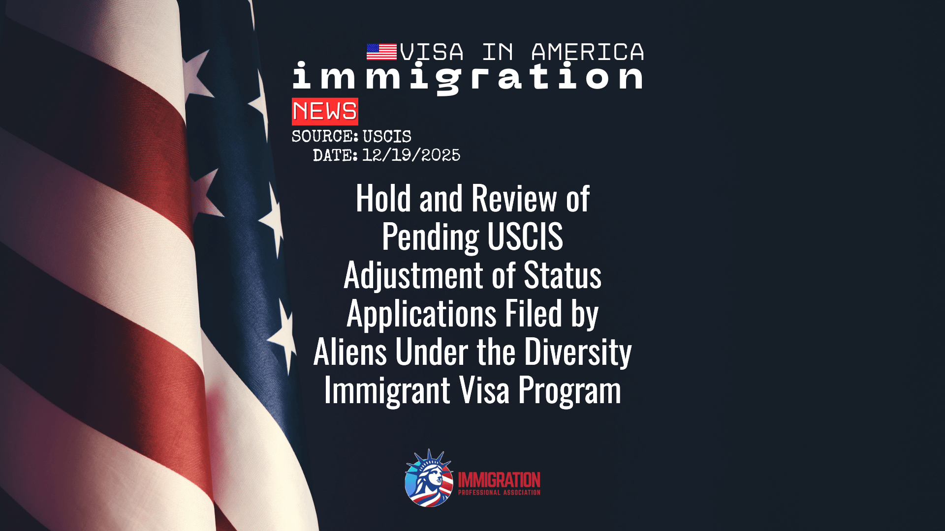 USCIS Holds Diversity Visa