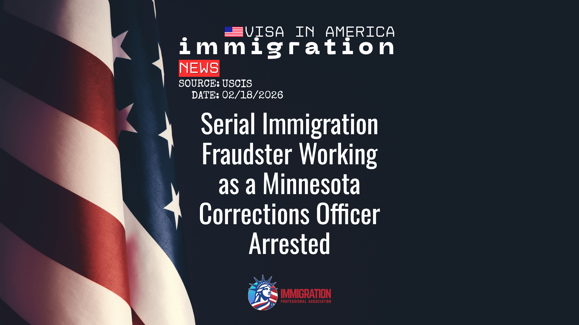 Arrest of Minnesota Corrections Officer