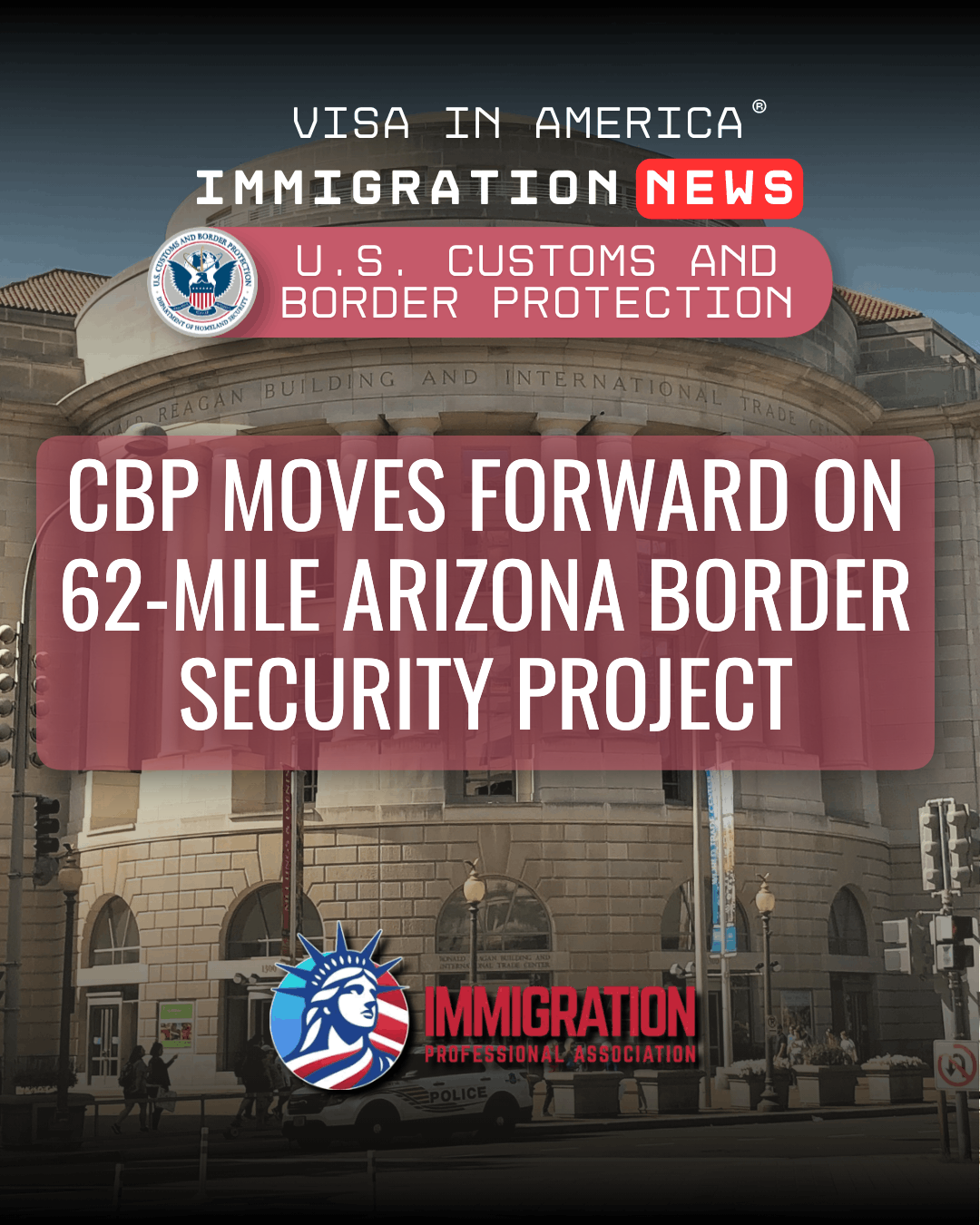 CBP Moves Forward on 62-Mile Arizona Border Security Project